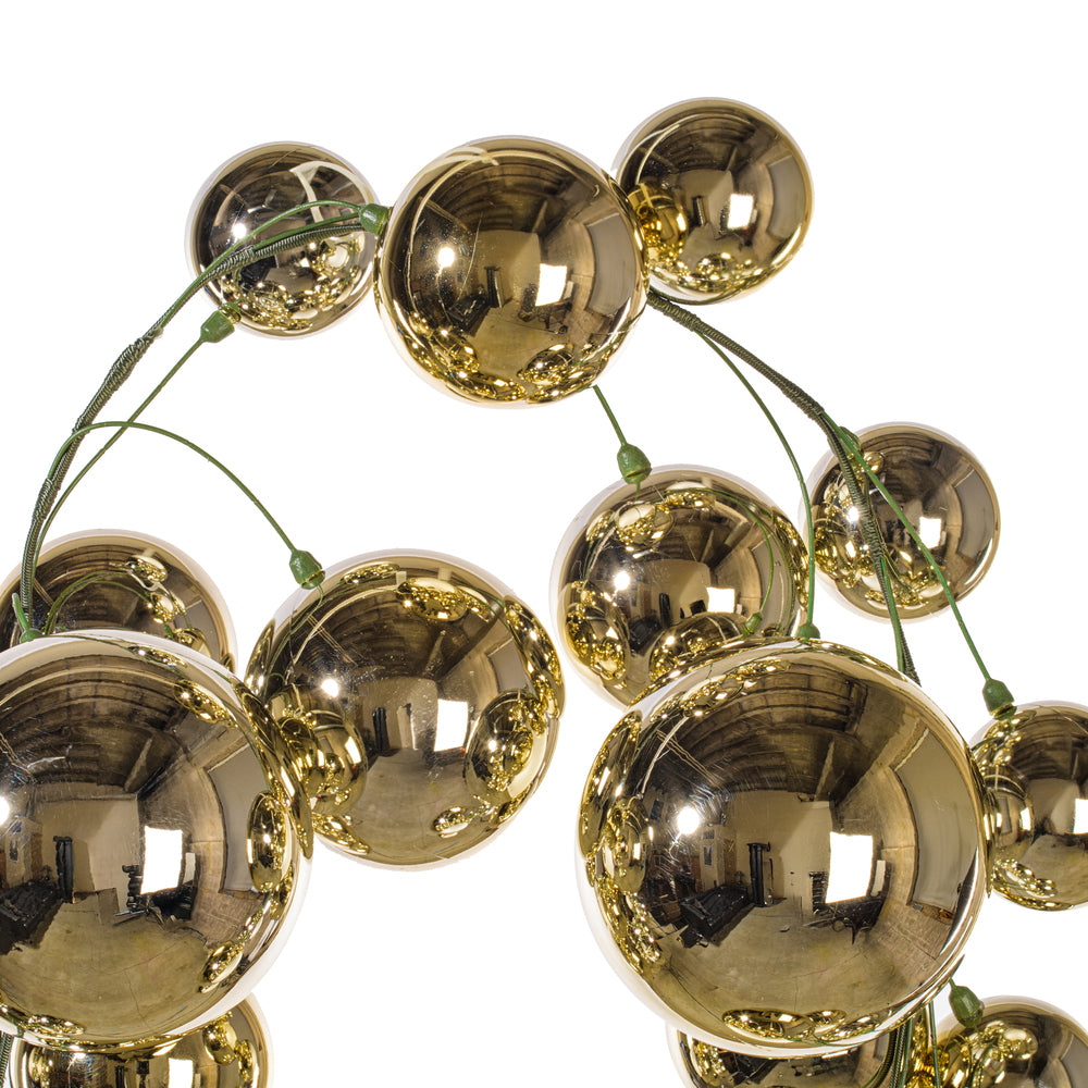 6' Ball Branch Garland - Champagne — view 2