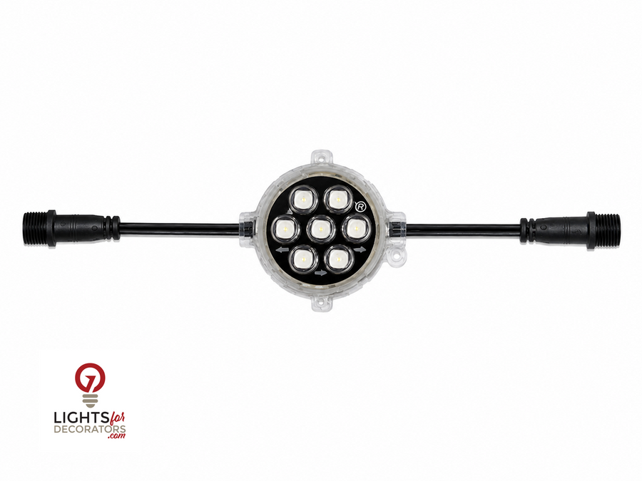 OMNI RGBW XL Architectural Light - Enhanced Connector - 24 Volt - 7 LED - Single Light