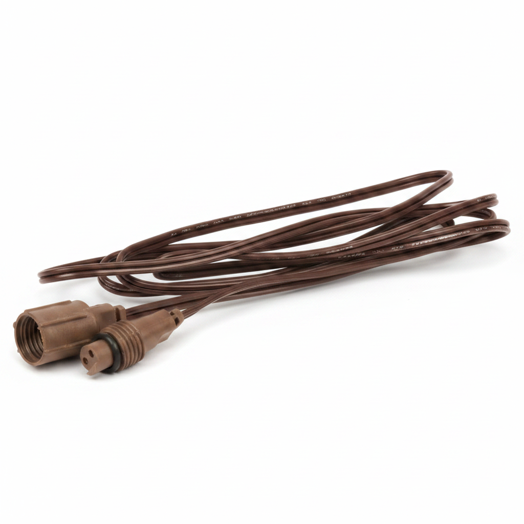 6' Brown FestivePro Coaxial Extension — view 1
