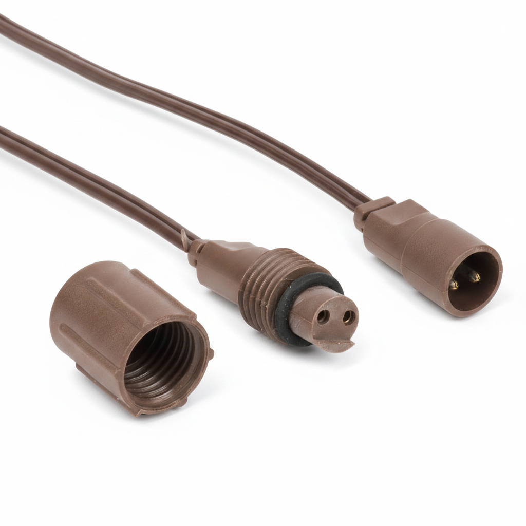 6' Brown FestivePro Coaxial Extension — view 2