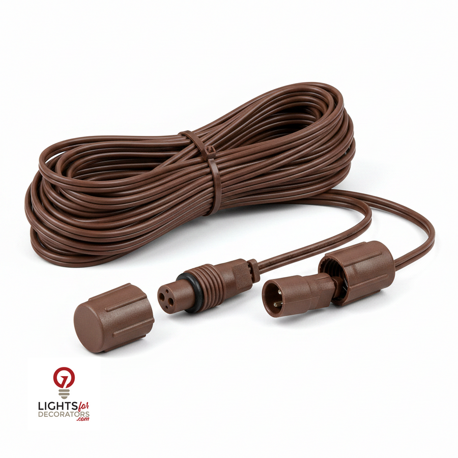 20' Brown FestivePro Coaxial Extension