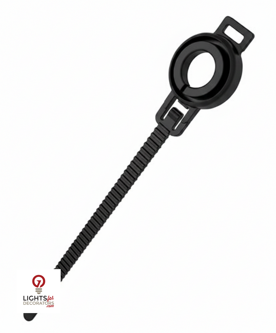 Black Snap System Zip Snap Hanger - 25 Pack Zip Snap- Black