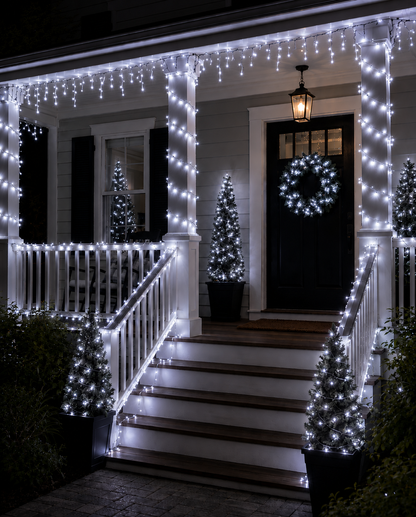 Pure White 5MM Rice LED Light Set - 500 Lights - 36' - Green Wire — view 3