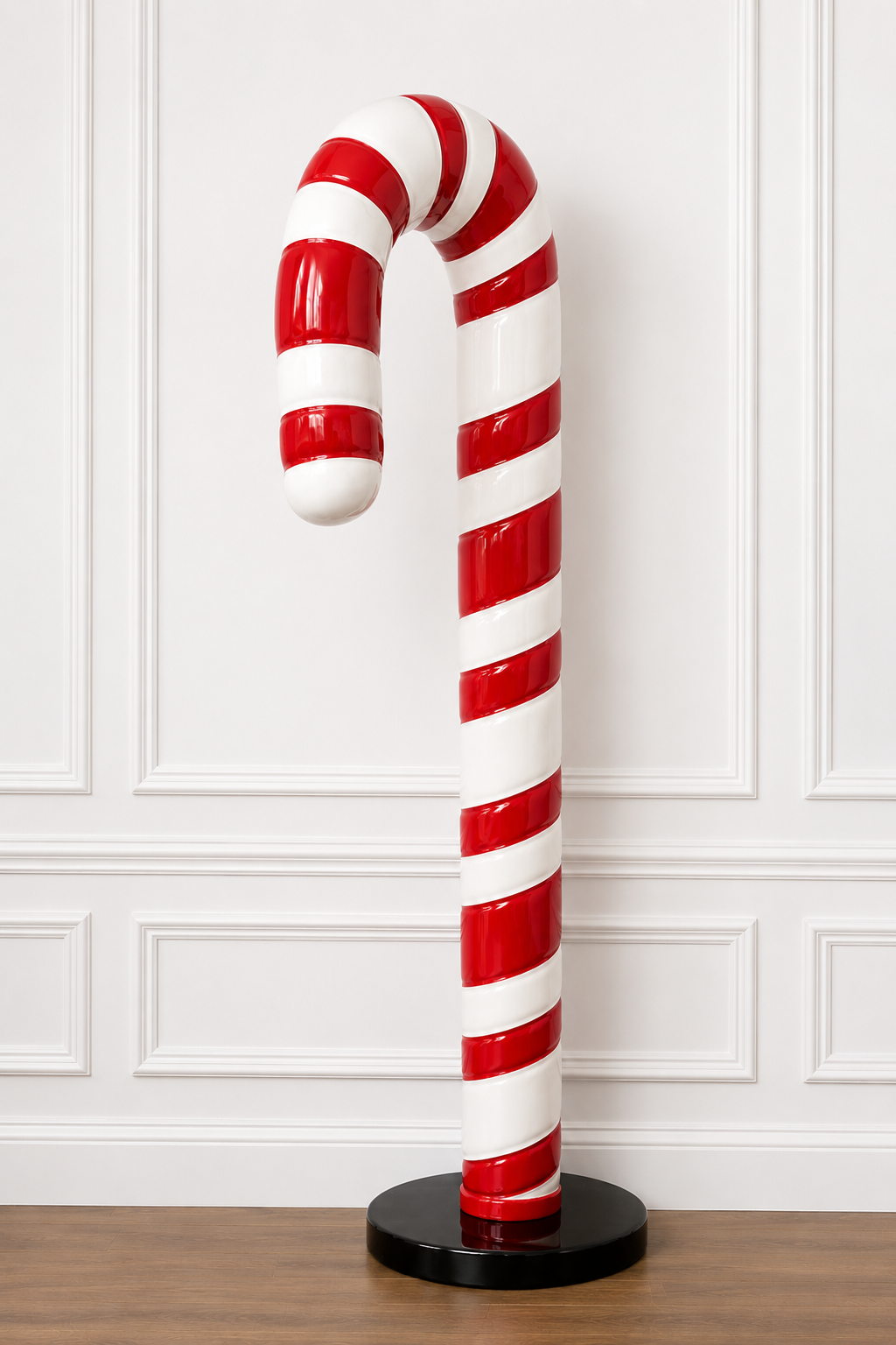 12' Candy Cane Freestanding Resin Display — view 2