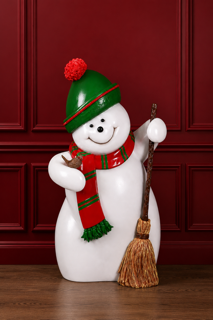 5' Snowman Resin Display — view 2