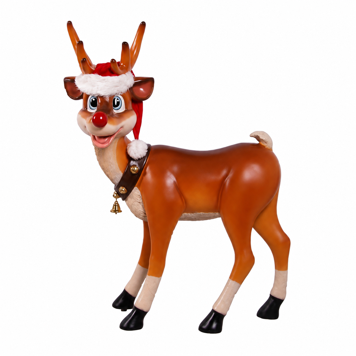 45" Standing Reindeer Resin Display — view 1