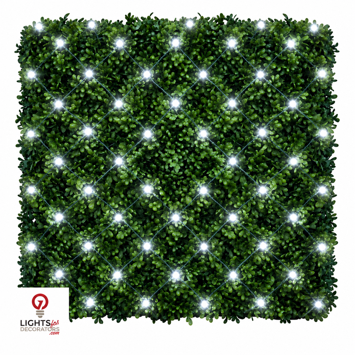 Pure White Commercial Twinkle 5MM LED Net Light - 120 Lights — view 2