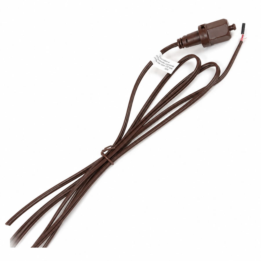Low Voltage Power Adapter - 6' - Brown Brown