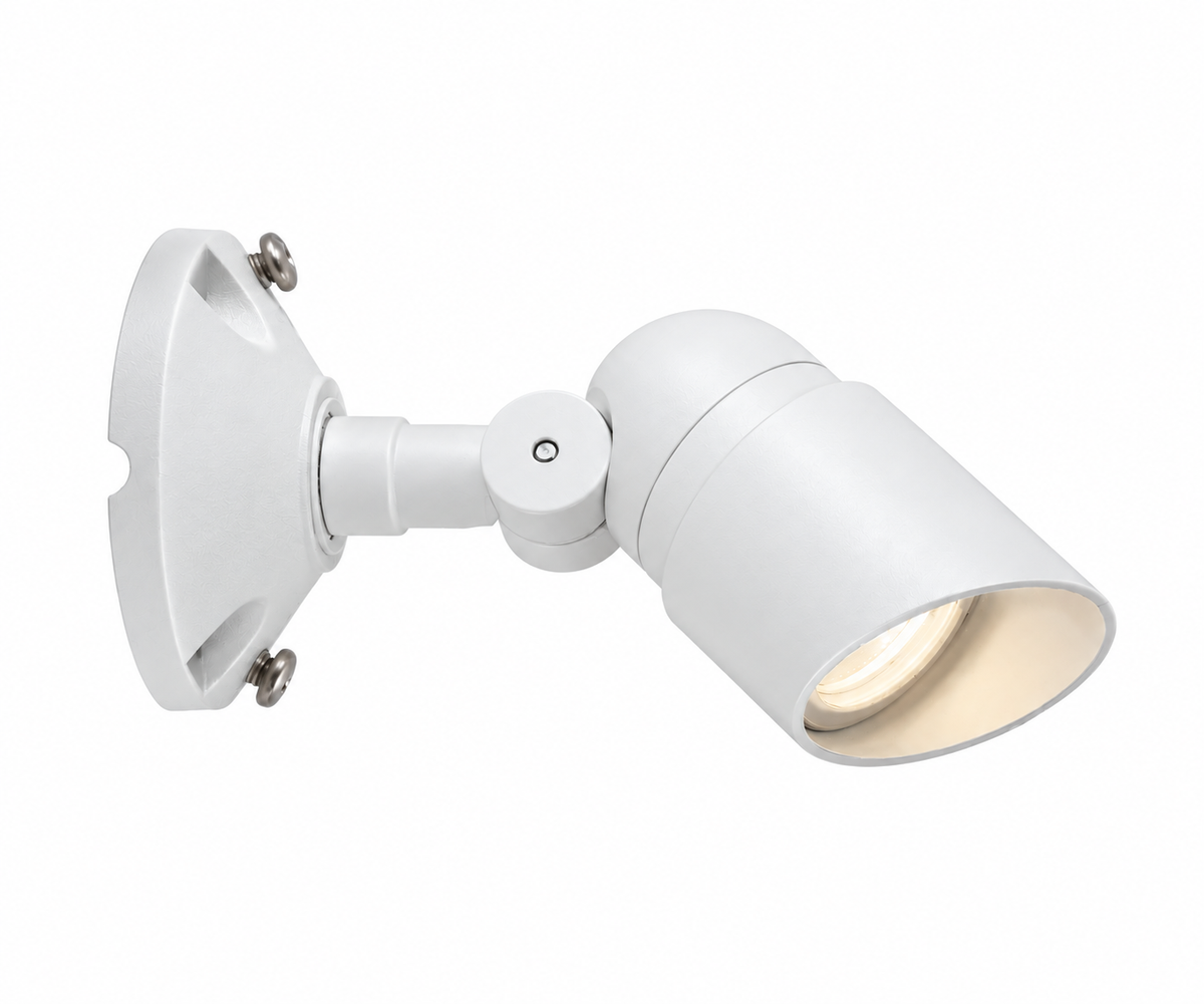 Aluminum Bullet Down Light,  White,  No Lamp — view 1