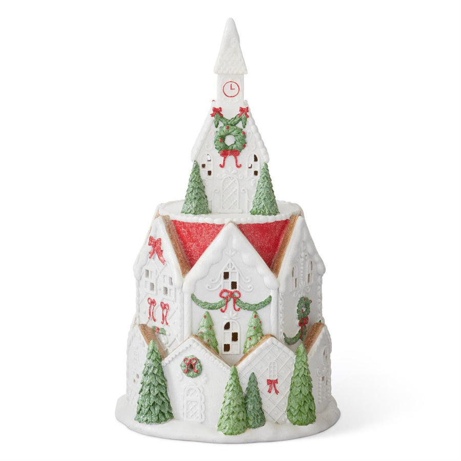 LED Tiered Christmas Village - 21"