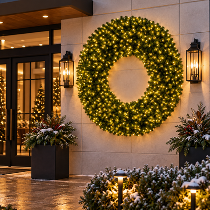 Dense Forest Pine Wreath – 30in to 72in — view 2