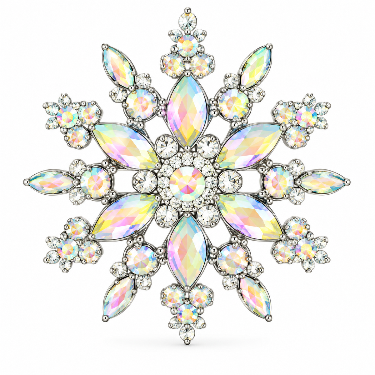 5" Iridescent Star Ornament — view 1