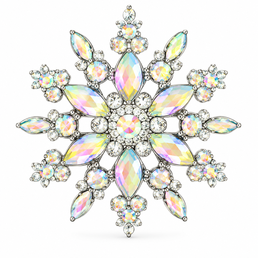 5" Iridescent Star Ornament