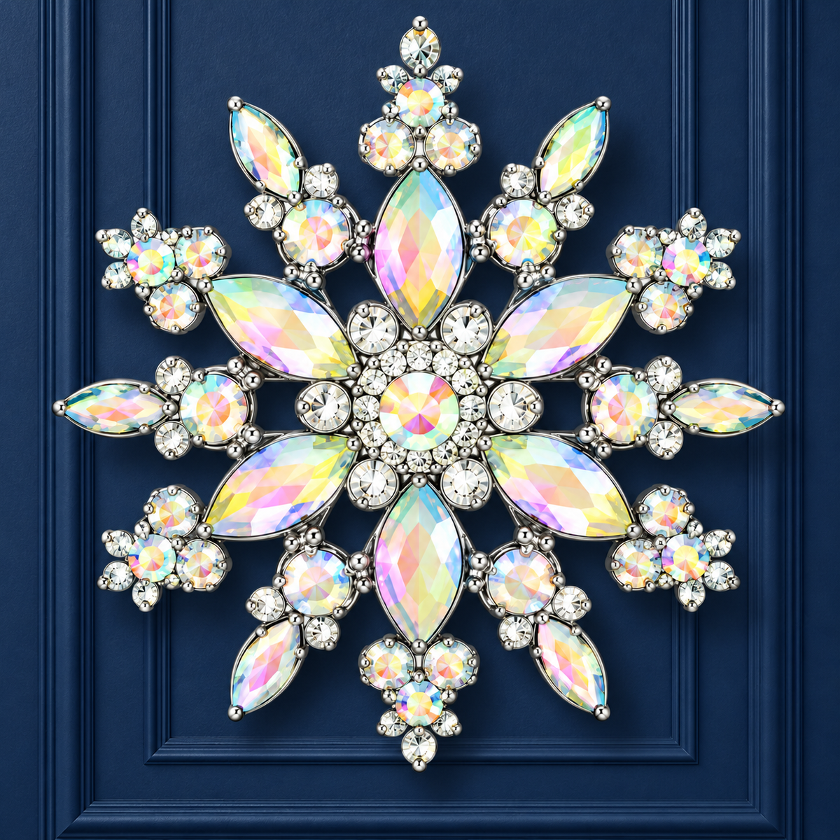 5" Iridescent Star Ornament — view 2