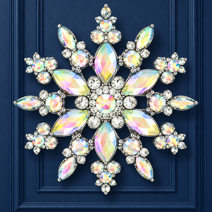 5" Iridescent Star Ornament — view 2