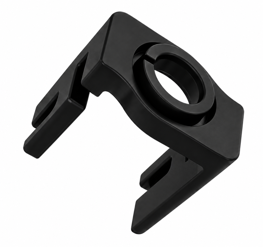 Black Snap System Carriage Hanger - 25 Pack Carriage- Black – Bag of 25