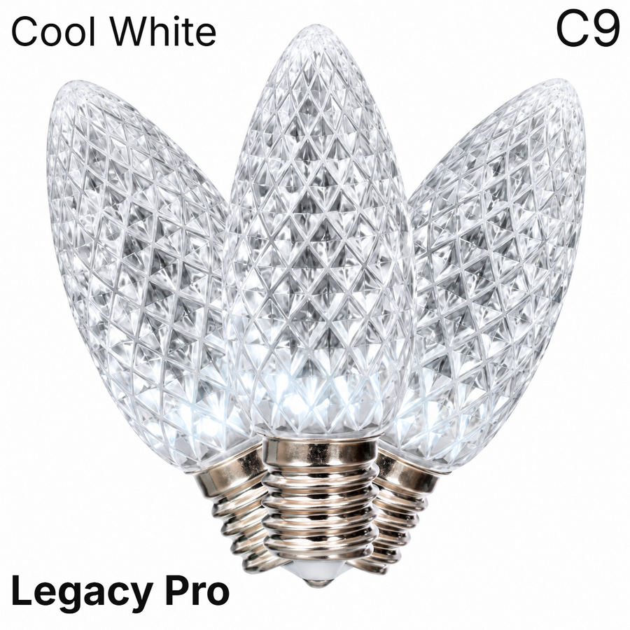 LED C9 SMD Bulb - COOL WHITE Cool White- LegacyPro