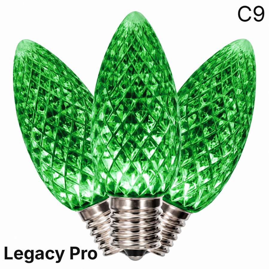 LED C9 SMD Bulb - GREEN Green- LegacyPro