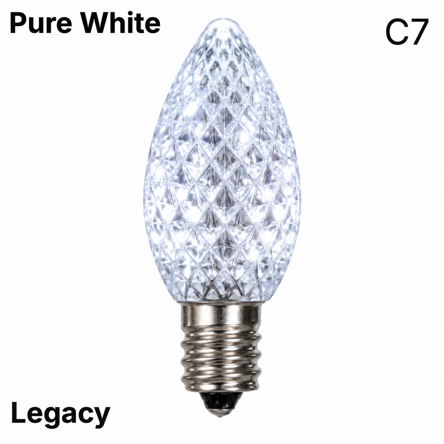 LED C7 SMD Bulb - PURE WHITE Pure White- LegacyPro