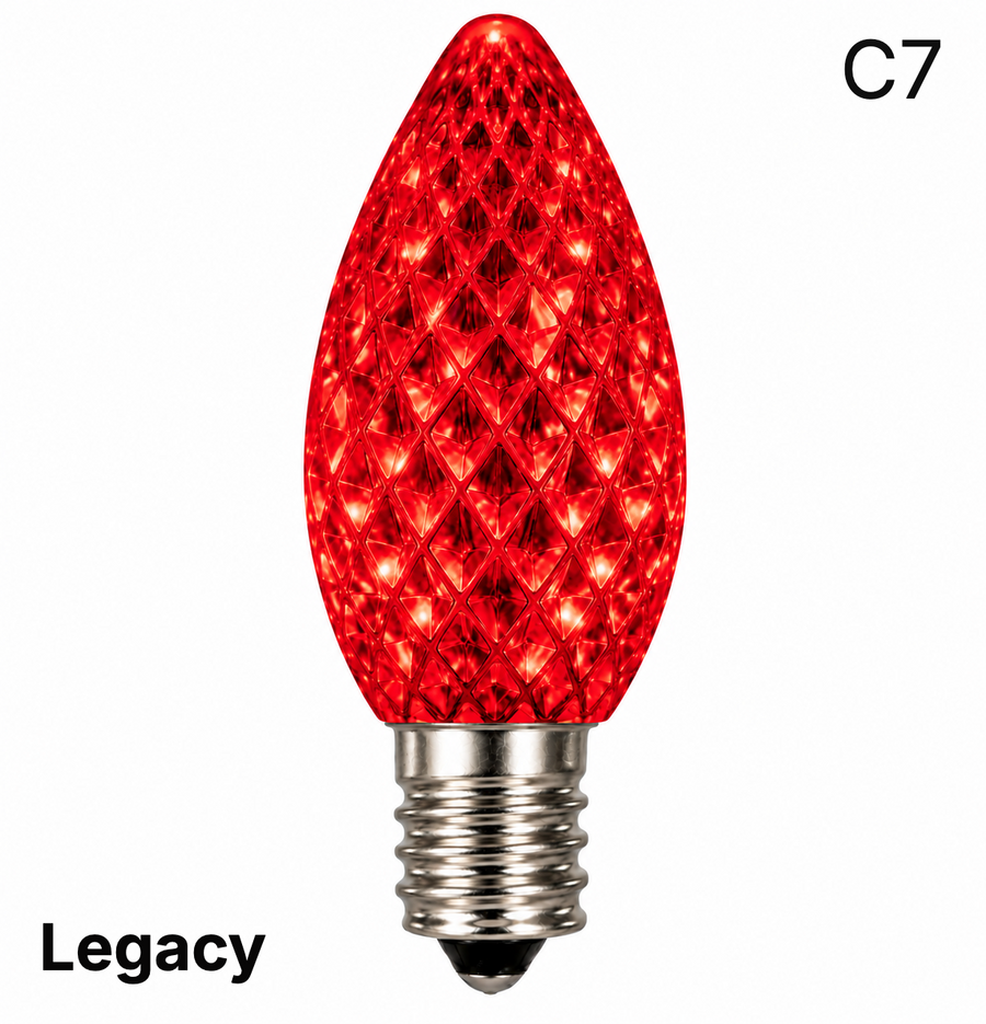 LED C7 SMD Bulb - RED Red- LegacyPro