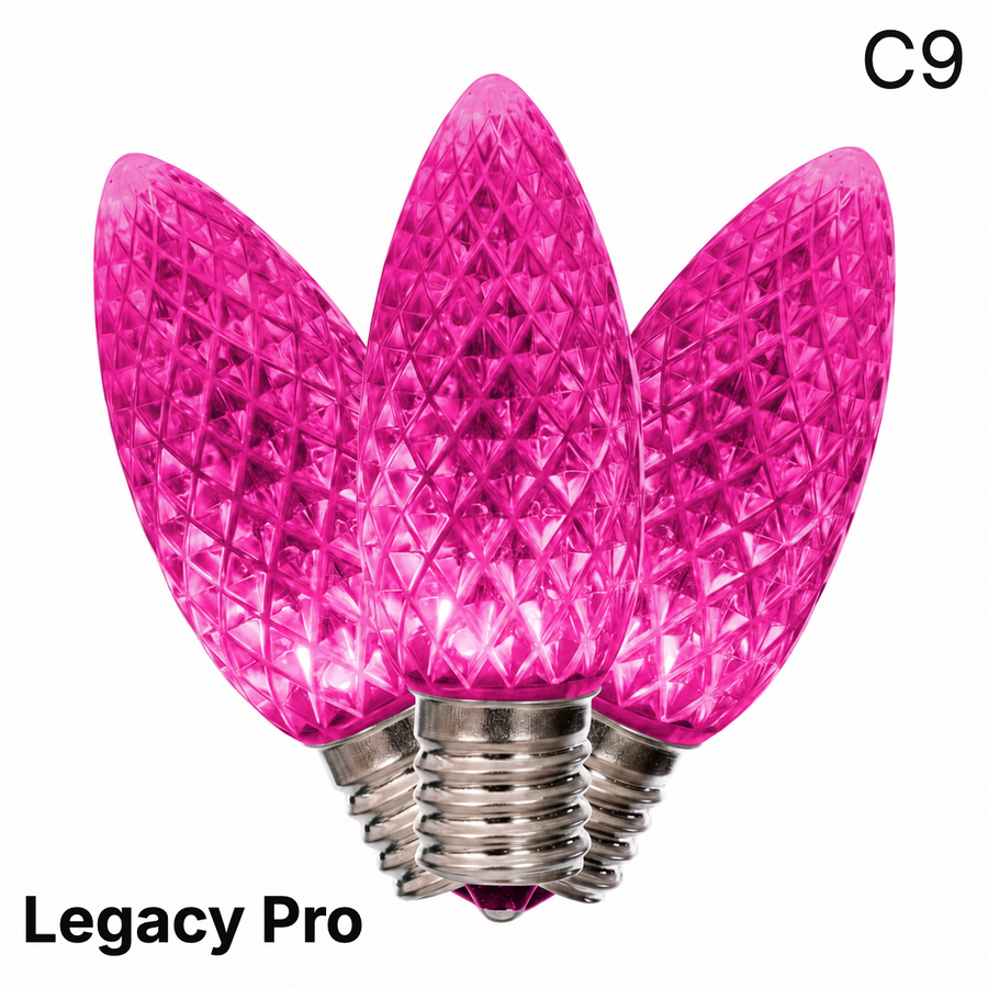 LED C9 SMD Bulb - PINK Pink- LegacyPro