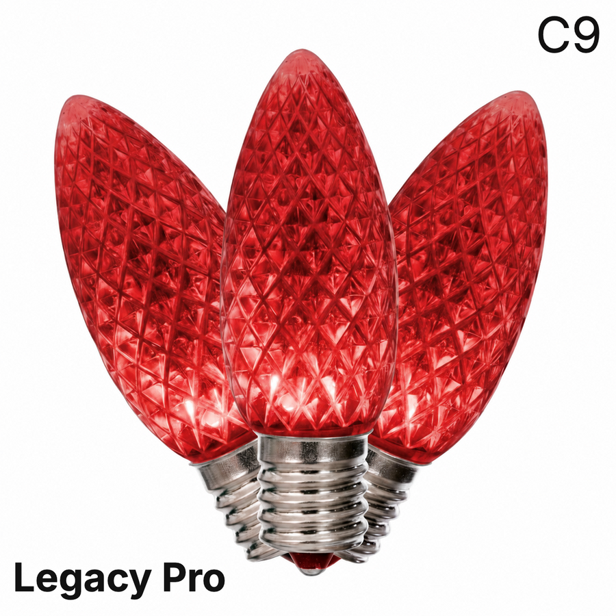 LED C9 SMD Bulb - RED Red- LegacyPro