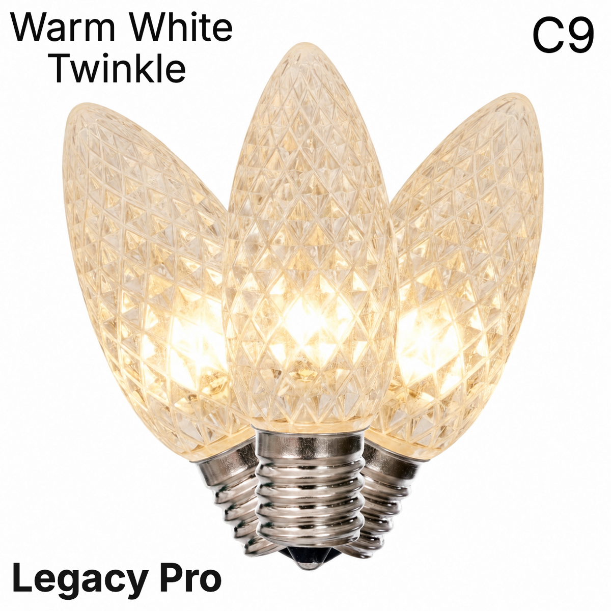 LED C9 SMD Bulb - WARM WHITE TWINKLE — view 1