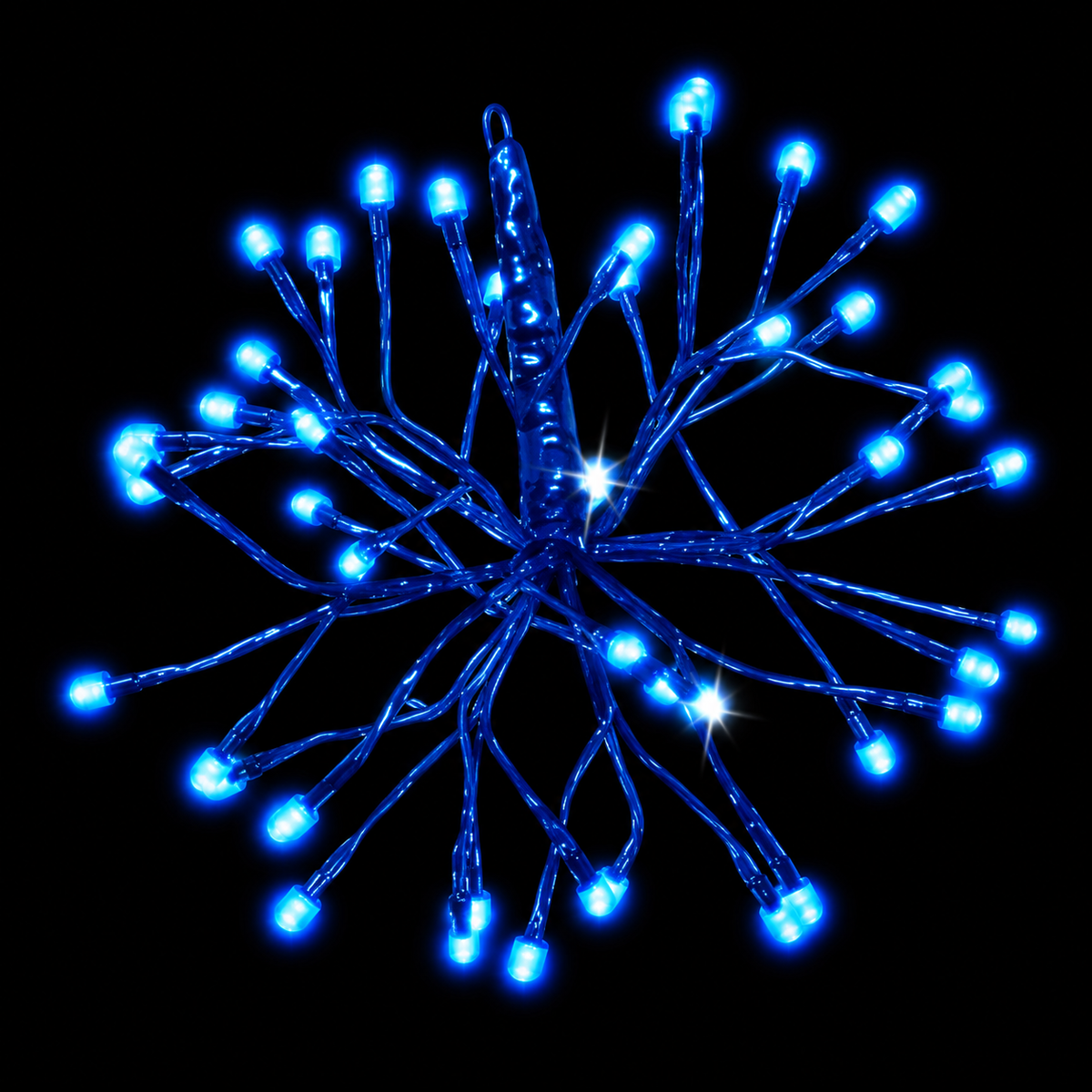 12" Blue Shimmering Sphere — view 3