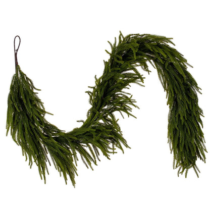 63" Green Norfolk Pine Garland — view 1