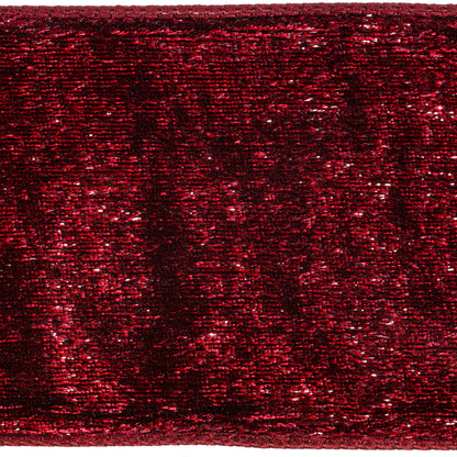 4" Ribbon - Velvet Luster - 10 Yard Roll - Burgundy — view 2