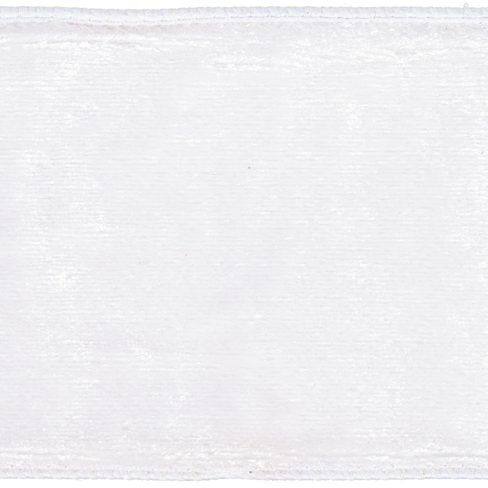 4" Ribbon - Velvet Luster - 10 Yard Roll - White — view 2