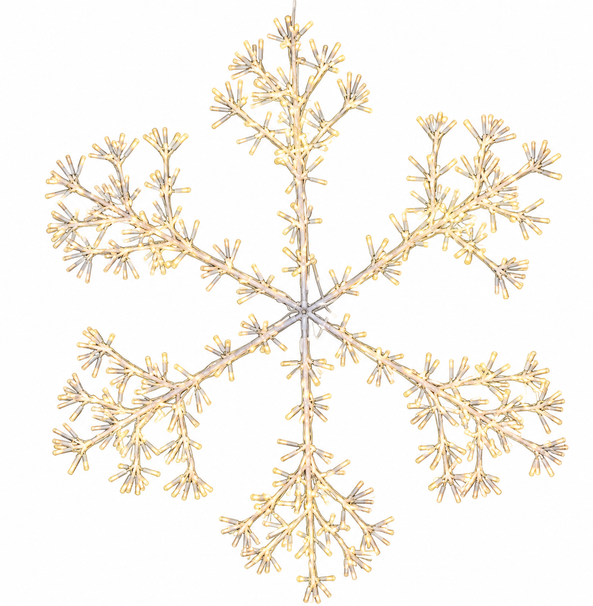 60" Sparkler Snowflake - Warm White — view 1