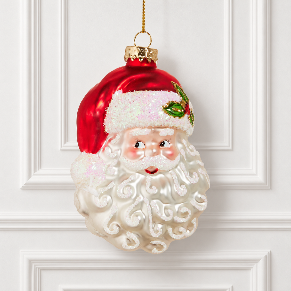 4" Santa Head Ornament