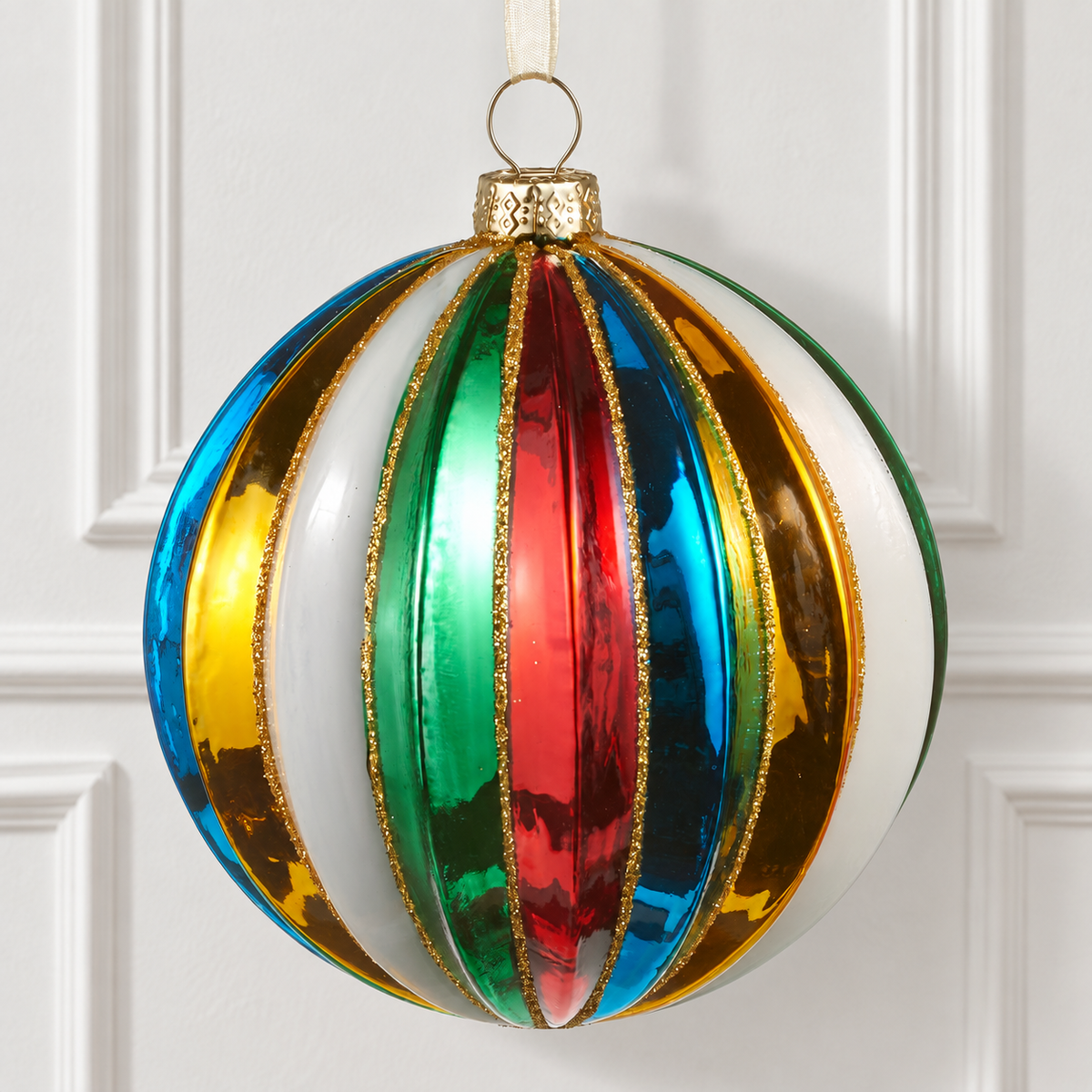 4" Pleated Big Top Ornament