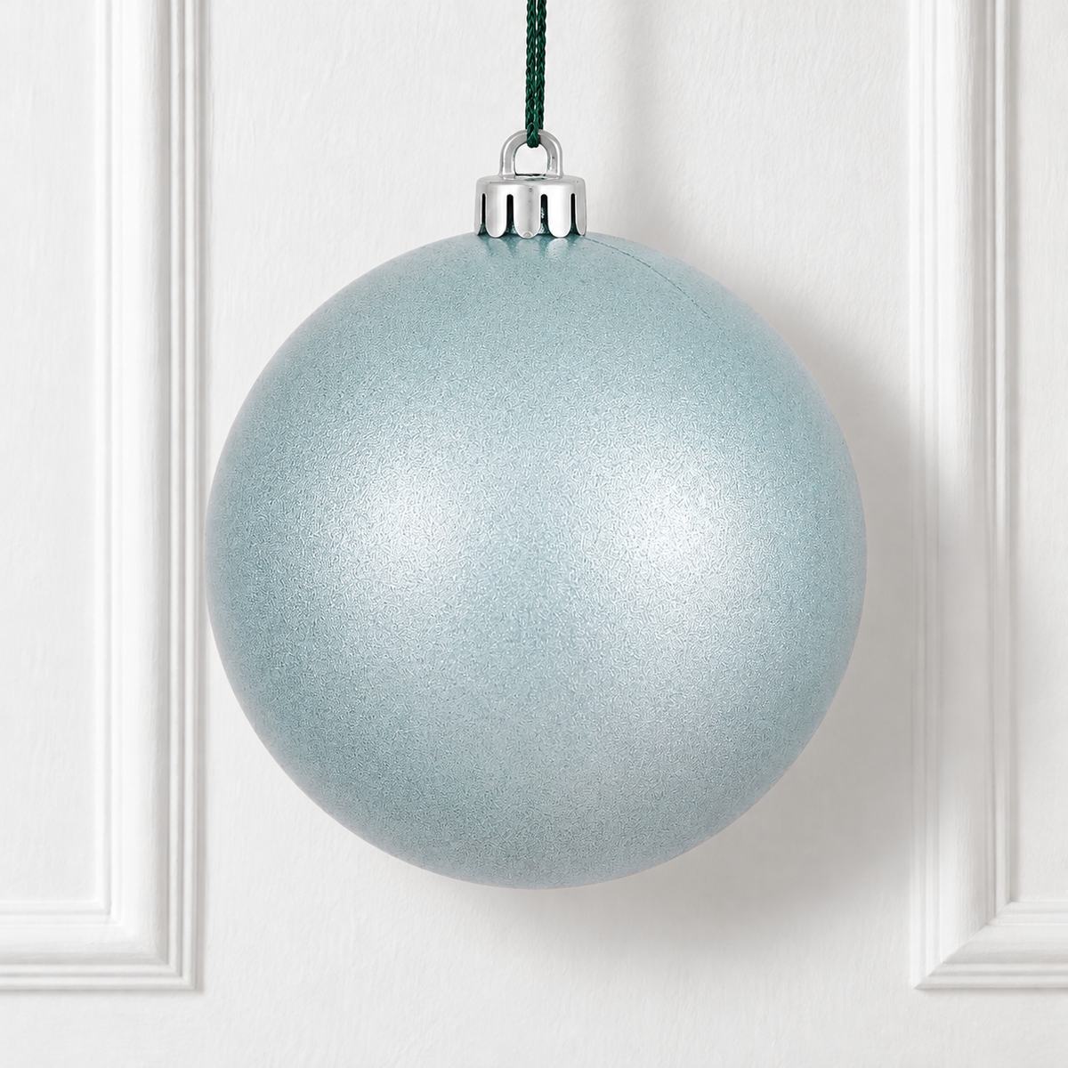 10" Shatterproof Ball Ornament - Baby Blue - Candy - UV Treated — view 2