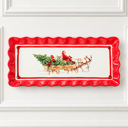 15" Santa Plate