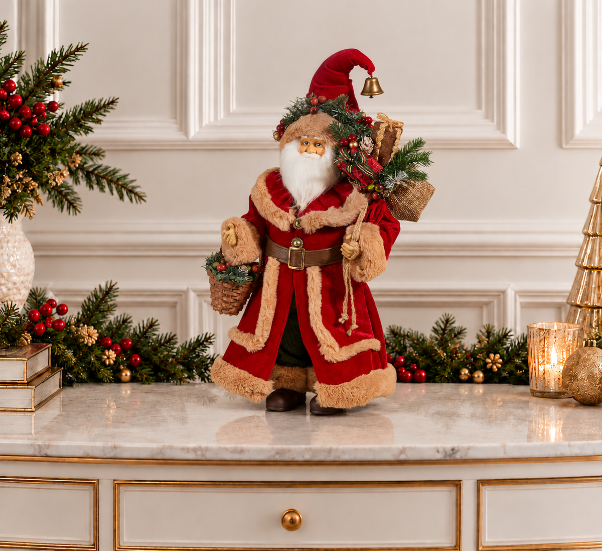 18" Woodland Santa — view 2