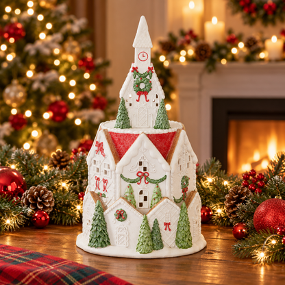 LED Tiered Christmas Village - 21" — view 2