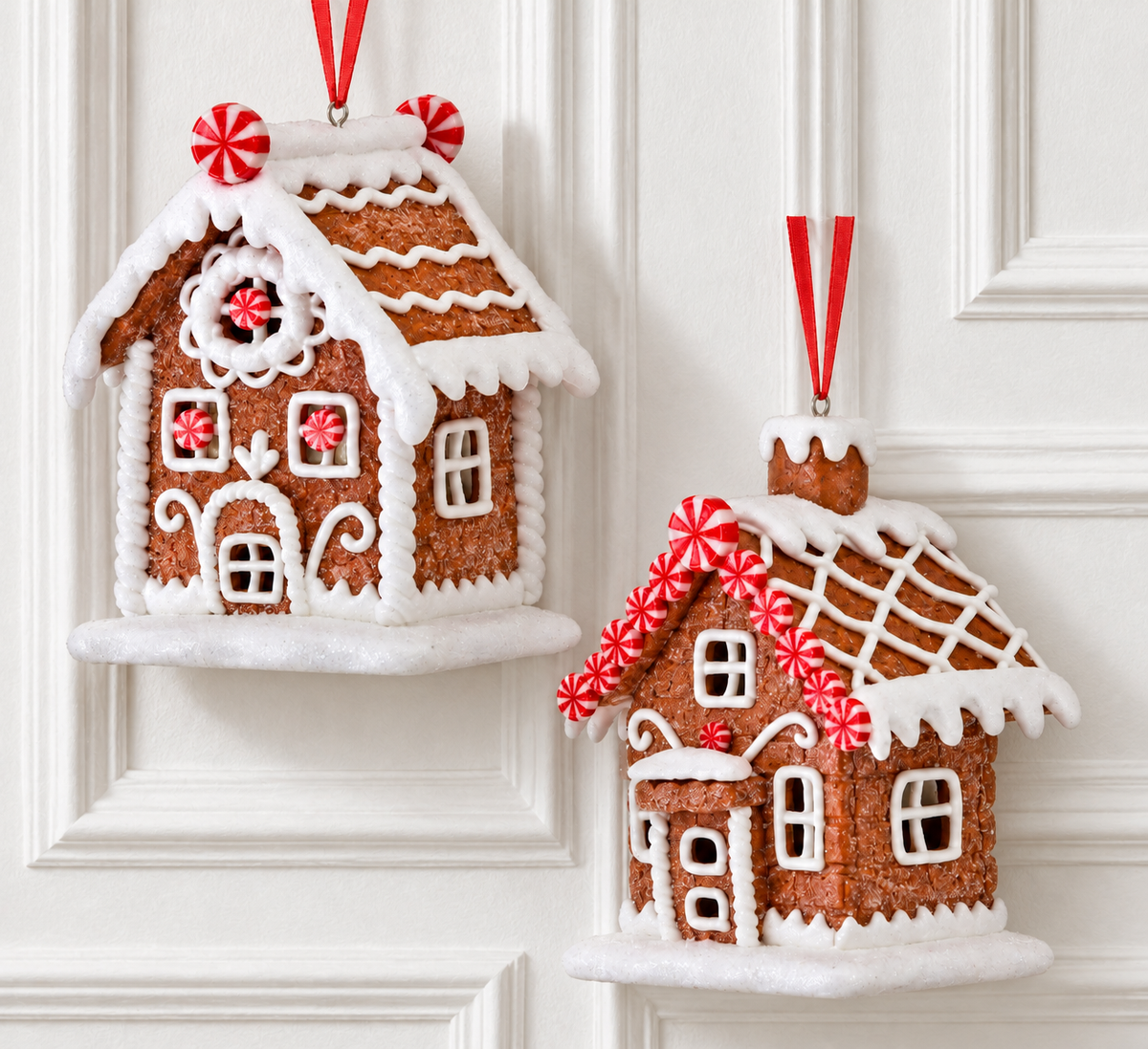 10" Gingerbread House Ornament - Set of 2 — view 2