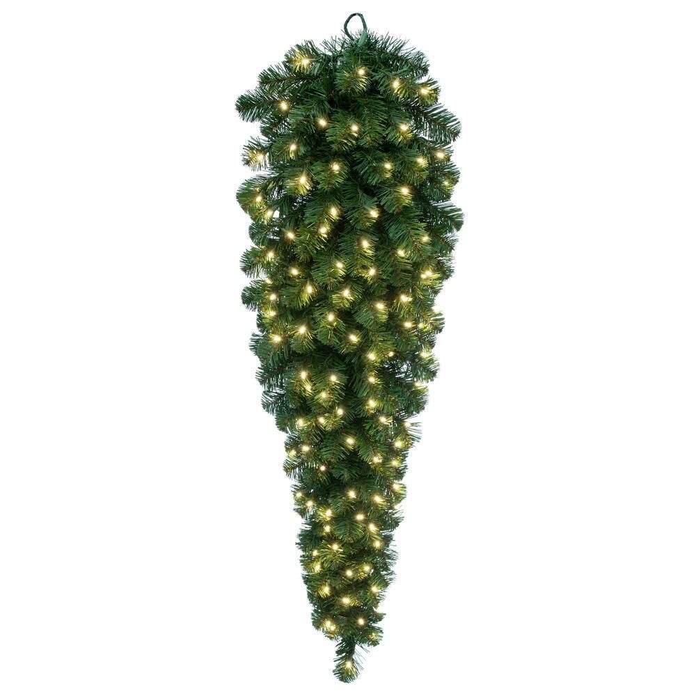 48" Warm White Deluxe Sequoia Fir Teardrop — view 1