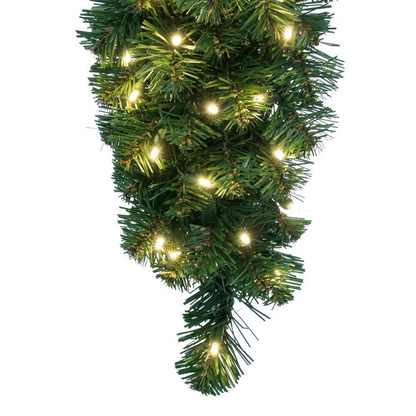 48" Warm White Deluxe Sequoia Fir Teardrop — view 4