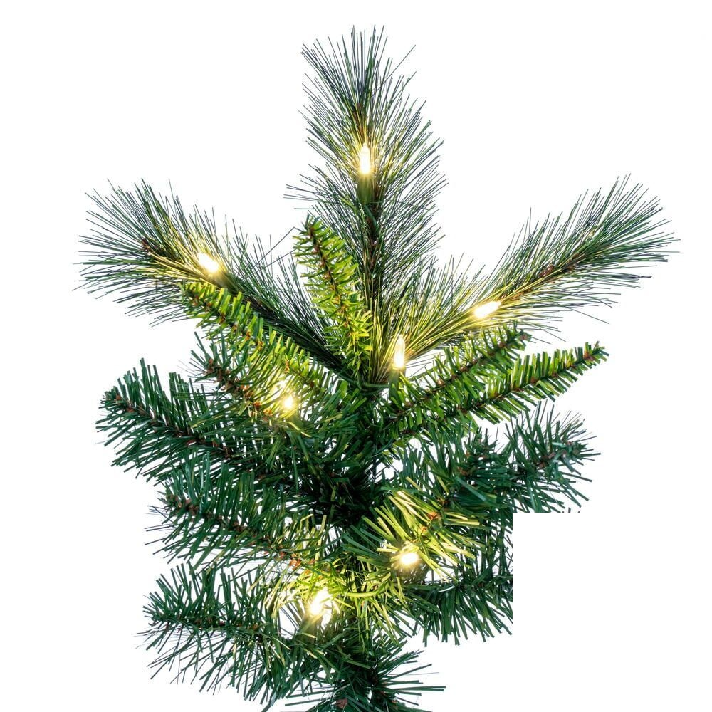 9' x 57"  Brighton Pine Christmas Tree - 900 Warm White LED Lights — view 6