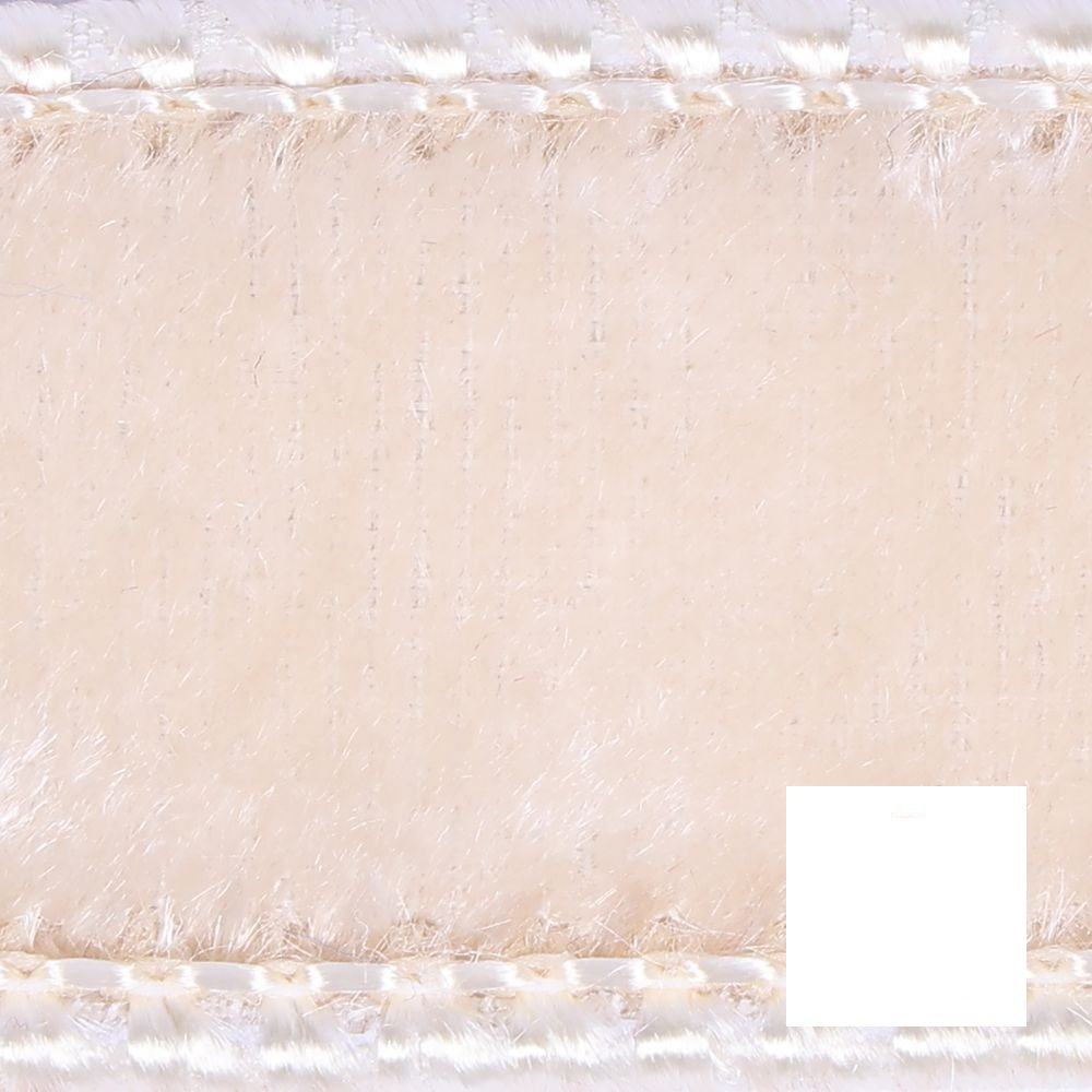 1" Ribbon - Velvet Dupion - 10 Yard Roll - Ivory — view 2