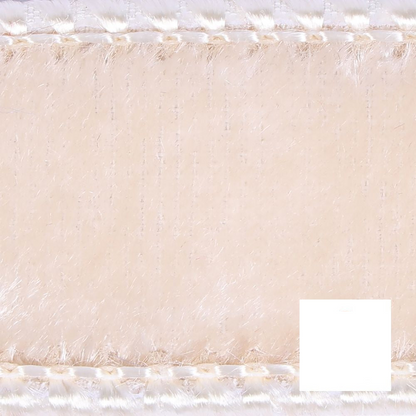 1" Ribbon - Velvet Dupion - 10 Yard Roll - Ivory — view 2