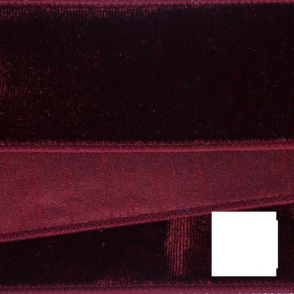 2.5" Ribbon - Velvet Dupion - 5 Yard Roll - Burgundy — view 3