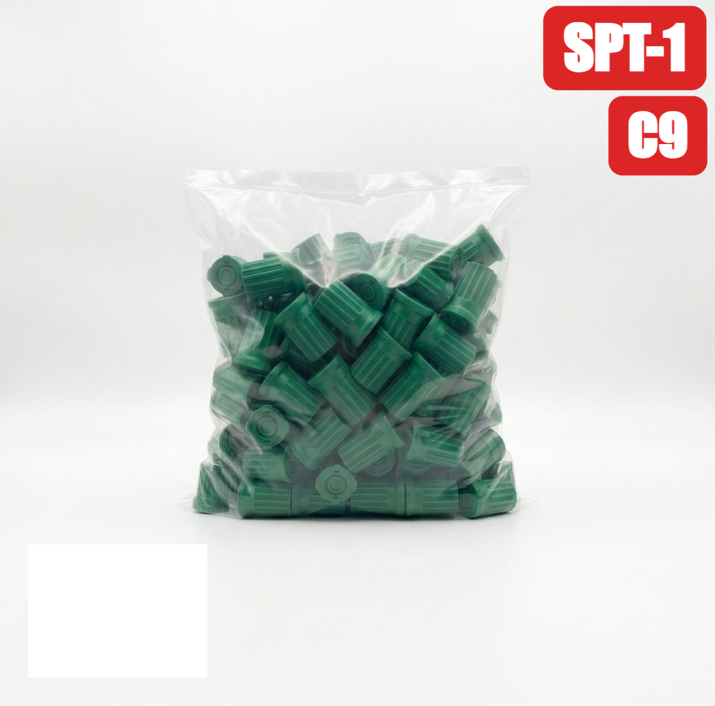 C9 Sockets Green; E17 base (100 Pack) - SPT2 — view 3
