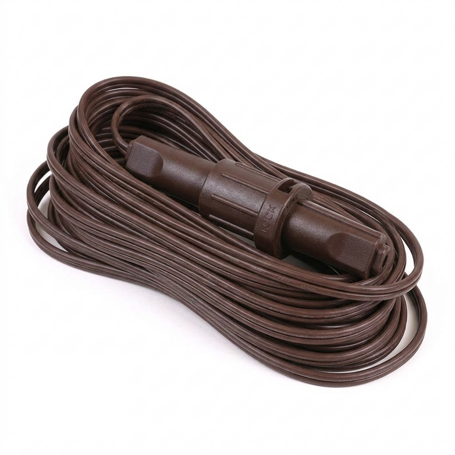 12' Brown QuickPro Coaxial Extension Brown- 12'