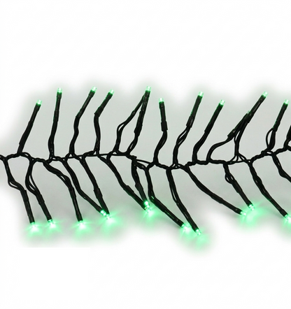 Green 5MM Rice LED Light Set - 500 Lights - 36' - Green Wire — view 1