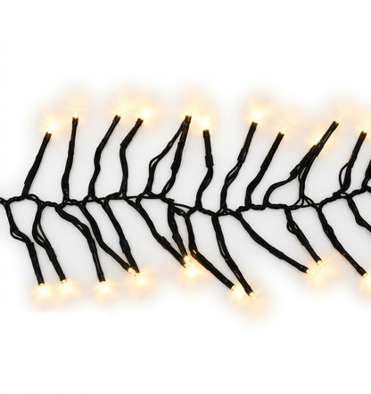 Warm White 3MM Rice LED Light Set - 500 Lights - 36' - Green Wire — view 1