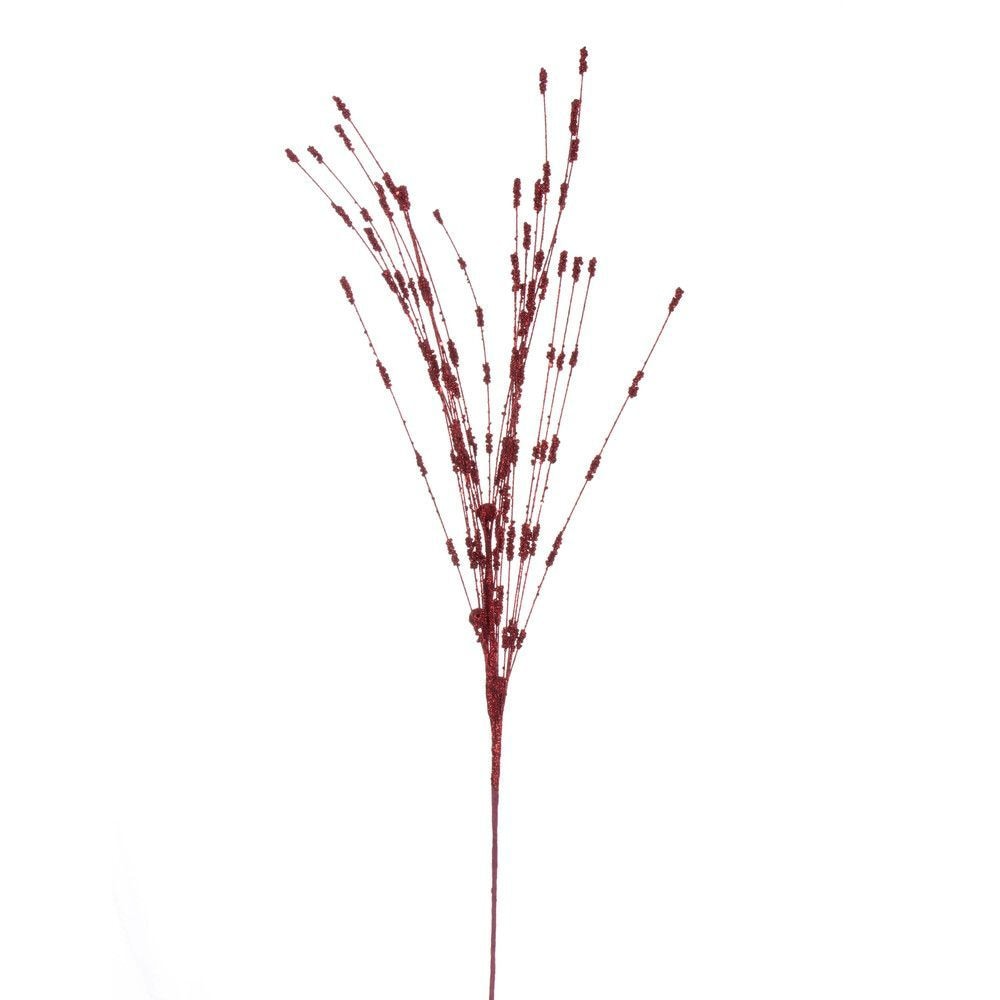 36" Berry Glitter Spray - Set of 6 - Red — view 1